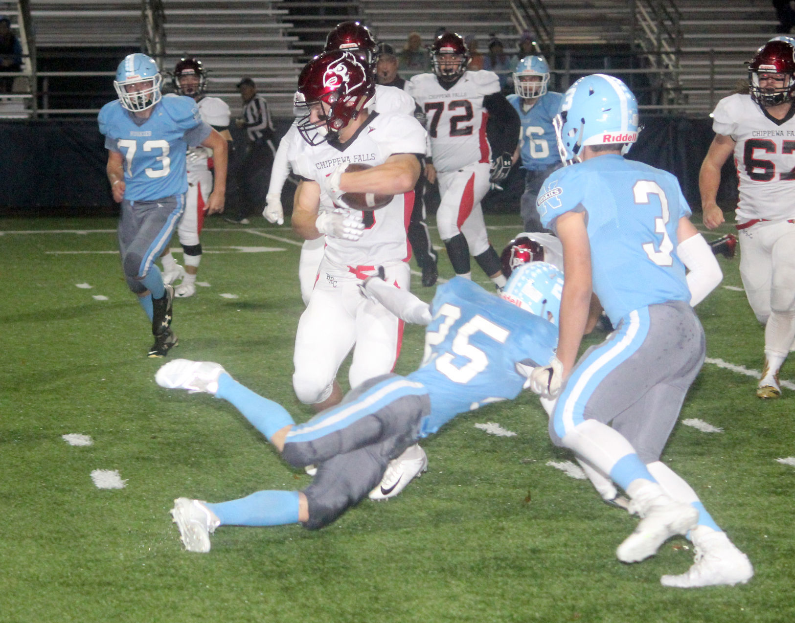 Chi-Hi football at Eau Claire North 10-5-18